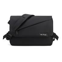 Vyriška petinė įstrižai nešiojama rankinė Madinga Atsitiktinė Daugiafunkcinė Karinė Dizainerio Verslo Nailoninė Vyriška Aktų Krepšys Messenger Bag juoda