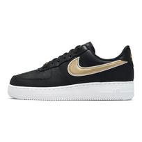 Nike  Air Force 1 07 Essential Black Metallic Gold Women Sneakers White DD1523-001 36 white