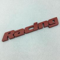 Racing Metal Grille Emblem for Modified Ford raudona