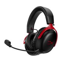 HyperX Cloud III belaidės žaidimų ausinės su DTS Spatial 53 mm Cloud II skirtos Xbox, Nintendo ir mobiliesiems telefonams AusinėsX Garsas, Tvarkyklės, Patogumas, Juodai raudonos,