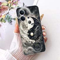 For Xiaomi Redmi 15C 4G Case Redmi15C 5G Colorful Flowers Painted Phone Case For Xiaomi Poco C85 C 85 Redmi 15C Soft Cover Shell Xiaomi Poco C85 4G black