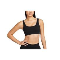 Nike vientisos spalvos treniruočių sportinis liemenukas moteriški apatiniai juodas FB3240-010 M black