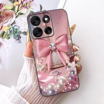 Case For Motorola Moto G56 Cover 2025 New Stylish Bowknot Flower Soft Silicone Phone Cases For Motorola Moto G66Y G66J 5G Fundas Moto G66Y 5G