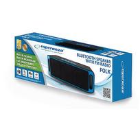 Esperanza EP126KB portable/party speaker Stereo portable speaker Black, Blue 6 W EP126KB