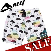REEF White Rainbrella RA150WHI Wake Pants Mens Swim Trunks 90(36in) white