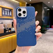 Kevlar Carbon Fiber Pattern Phone Case For For Iphone 15 14 Plus 13 12 11 Pro Max Shockproof Hard Plastic Retro Frameless Back Cover For iphone 15 Pro