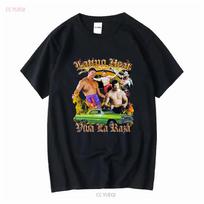 Eddie Guerrero T Shirt Viva La Raza TE2710 Vintage Washed Top For Everyday Wear Designer Clothes Homme Soft Unisex Slightly S įvairiaspalvis