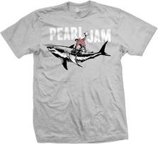 Pearl Jam T-shirt Jojantis ant ryklio vyriškas marškinėlis - Naujas marškinėlis XXXXL white