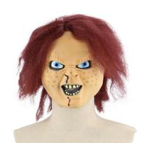Vaikiškas žaidimas Chucky kaukė Puikiai tinka Helovino siaubo Cosplay rekvizitui