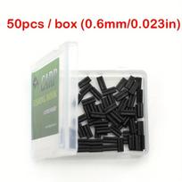 1Set/100pcs Carp Fishing Tools Krimp Tool Crimping With Spare Crimps For Fluorocarbon Line Carp Rig Chod Rig Booms Multifunction Pliers black