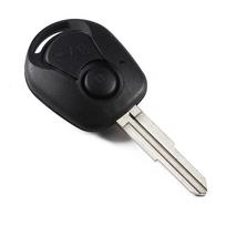 Automobilio nuotolinio rakto korpusas tinka SSANGYONG For Actyon For Kyron For Rexton dėklas dangtelis pultelis 2 mygtukai juoda