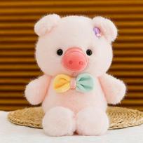 25Cm 8 inch Grab Machine Doll Doll Video City Doll Rabbit Piglet Elephant Bear Plush Toy 25Cm white
