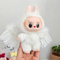 Lėlės Drabužiai Apranga Aksesuarai 15-17cm Labubu Juoda Balta Angelo Plunksnų Sparnai PASIDARYK pats Mini Lėlės Drabužiai Mergaitės Dovana