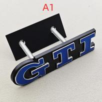 3D Metalinis Logotipas GTI Automobilio Priekinės Grotelės Ženklelis Emblema Dėl Plo Typ 9N3 6R G/olf 4 5 6 8 MK3 MK4 MK5 MK6 Automobilio Aksesuarai A1 geltona