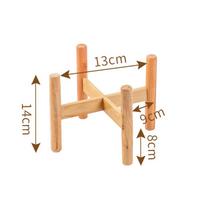 Floor-Standing Wood Flowerpot Holder Home Decoration Gardening Supplies Flower Pot Base Succulents Organization Round Leg