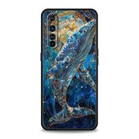 Blue Ocean Fish Soft TPU For Realme 13 12 11 10 9 Pro Plus GT3 GT2 C21 C25 C35 C53 C55 C67 Pro 5G Phone Case Cover Fundas Capas realme c21