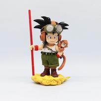 Hot 16cm Anime Dragon Ball Son Goku Figure With Monkey Kid Goku Action Model Pvc Statue Set Model Toys Gifts Durable Premium Quality