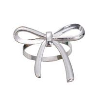 Lankelio servetėlės žiedas Elegantiškas lydinio servetėlės laikiklis Daugkartinio naudojimo servetėlės žiedas Vestuvių stalo dekoravimui Kūdikio sutiktuvėms Metinėms Šventėms sidabras