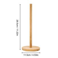 Kitchen Wood Toilet Paper Holder Roll Paper Stand Organizer Hanger Tissue Rack Bathroom Towel storage Accessories