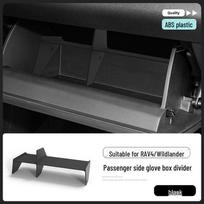 Fits 26 Toyota RAV4 Models Passenger Side Glove Box Divider Storage Accessory 2026 gray