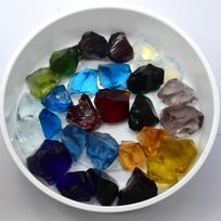 80.6 Ct Uncut Rough Huge Size Lab-Created Topaz Mix Color CERTIFIED Gemstone Lot 21.7 mm approx įvairiaspalvis