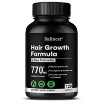 Multivitamins Dietary Supplement, With Biotin, Saw Palmetto, 120 Capsules Per Bottle 120 Capsules black