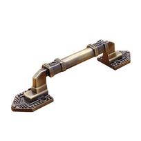 High Quality Imitate Copper Cabinet Decorative Furniture Wood Barn Drawer Pulls Door Handle Wardrobe Flush Handles