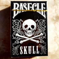 Dark Skull PVC Waterproof Double-Sided Playing Cards 120 decks per box gray
