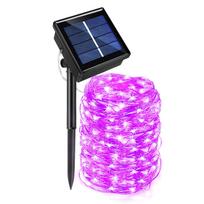 LED saulės šviesos lauko lempos stygos, skirtos šventiniam kalėdiniam vakarėliui, vandeniui atsparios pasakos lemputės sodo girliandos žibintas 5M 1pack