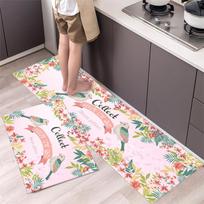 Madingi kilimai Paprastas kilimėlis Skandinaviško stiliaus Virtuvės kilimėlis Kilimas Namų kilimas Modernus namų dekoras 40*60cm+40*120cm gray