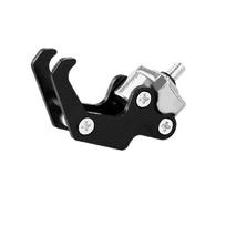 Motorcycle Handlebar Storage Hook Scooter Luggage Bag Hanger Helmet Claw Hook Storage Bag Holder Aluminum Alloy Easy to Install white