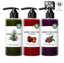 Vegetable-Based Detox Bubble Cleanser for Deep Pore Cleansing Green