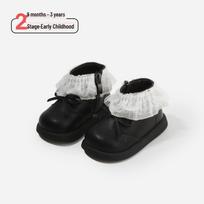 Girls' Velvet Lace Princess Boots - Toddler Leather, Autumn/Winter Collection Factory order price 15-19 (120 pairs) juoda