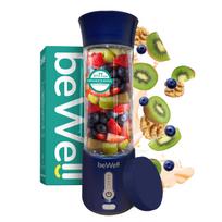 Galingas Belaidis Kokteilių Maišytuvas beWell – Nešiojamas, Įkraunamas USB, 500 ml