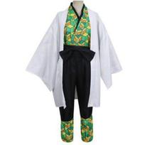 Demon Slayer Cosplay Kamado Tanjirou, Nezuko, Zenitsu, Shinobu Cosplay Costumes Complete Set of Qiangtu Children 140 white