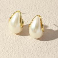 Dopamine Colorful Drop Earrings Macaron Ins Trendy Minimalist Elegant Unique High End Fashion Accessories beige