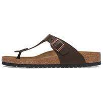 Birkenstock Gizeh Flip Flops Unisex Brown Regular Loose Fit 1029240 43