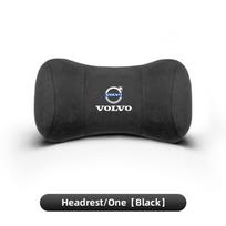 Car Neck Pillow Waist Support Auto Seat Headrest For Volvo Xc60 Xc90 V40 V60 S60 XC40 V50 V90 S80 C40 V70 XC70 C30 EX90 Rdesign black