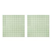 2Pcs Retro Wall Tile Stickers, 3D Self Adhesive Tile Stickers, Waterproof Wall Decal, Peel And Stick Backsplash Decals for Kitchen Bathroom Wall mėlyna
