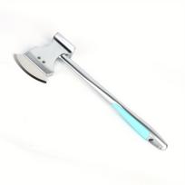 Heavy Duty Meat Tenderizer with Dual Sided Crushing Blades ,Steak, Pork, Chicken Tenderizer , Non Slip Grip ,Commercial,Home Kitchen Use White Nickel white