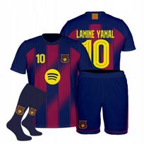 LAMINE YAMAL Futbolo apranga Barcelona Komplektas MARŠKINĖLIAI ŠORTAI GETRAI LAMINE YAMAL Futbolo apranga Barcelona Komplektas MARŠKINĖLIAI ŠORTAI GETRAI 164