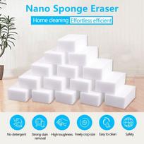 5/10/20/50/100 vnt Melamino kempinė Magic Sponge Buitinė kempinė Eraser Valymo įrankiai biuro virtuvės vonios valymo kempinės 50PCS white
