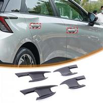 ABS Carbon Fiber Exterior Outer Door Bowl Cover Trim For MG4 MG 4 EV EH32 22-25