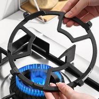 Non Slip Iron Stable Wok Ring Cast Iron Stove Trivets For Kitchen Wok Cooktop Range Pan Holder Stand Stove Rack Milk Pot Holder brazil