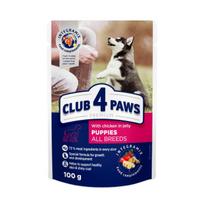 Club 4 Paws Premium konservai su vištiena drebučiuose šuniukams, 100 g