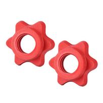 Durable Gym Weight Barbell Bar Clips Dumbbell Spinlock Collars Spin Lock Screw Check Nut 07(25mm/ 1inch)