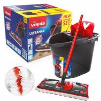 Vileda Ultramax BOX flat mop with wringer and bucket