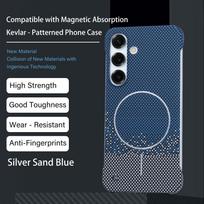 Luxury Matte Frameless Carbon Fibre Wireless Charging Magnetic For Magsafe Case For Samsung Galaxy S25 S24 S23 Plus Ultra Cover Galaxy S24 Ultra