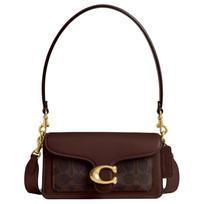 Coach Tabby 20 Signature Auksiniai metaliniai elementai Dengtas drobės ir odos rankinė per petį Moteriškos rankinės Maple CY200-B4YDT Basic Set (Bag+Dust Bag) black