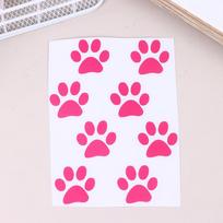Diy Cute Cat Paw Bike E-Bike Frame Reflective Stickers Bicycle Body Road Mtb Bikes Tube Moto Helmet Vinyl Decals Accessories